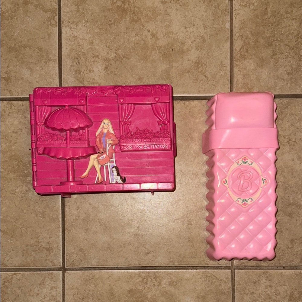 Barbie Vintage Pink Decorative Storage Set / Set of 3